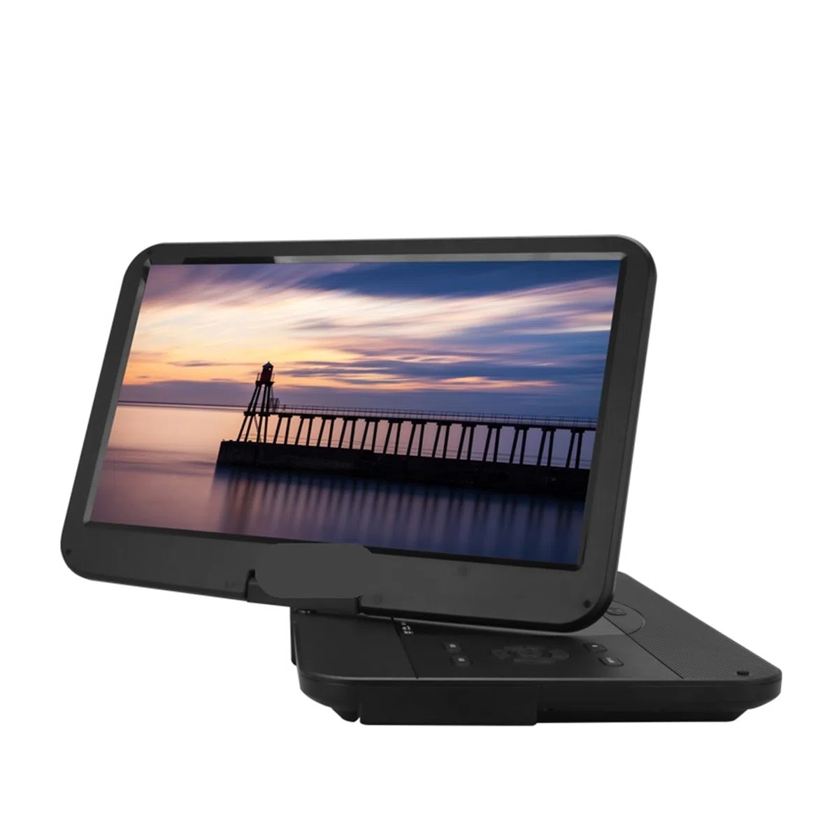 Reproductor de DVD, Reproductor de BLU-Ray portátil Plegable 15,6 Pulgadas, Pantalla Grande HD 1080P, Compatible con DVD, VCD, CD, Viaje en casa y Coche