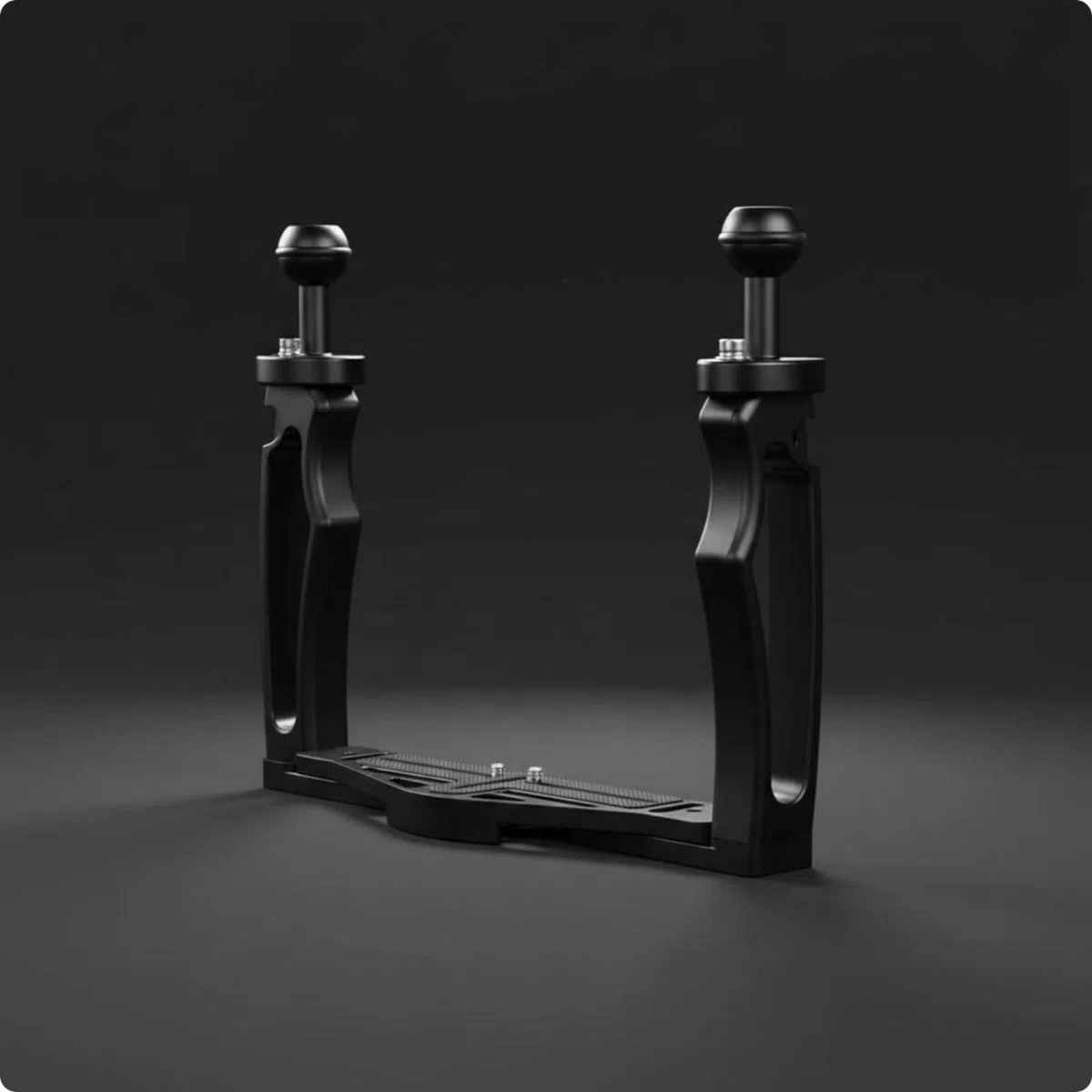 Milageto Soporte para Cámara Soporte de Cámara Accesorio Empuñadura Doble Trípode Jaula de Acción Aleación de Aluminio Robusta Puntos de Expansión con Tornillo, Negro, Style to 5