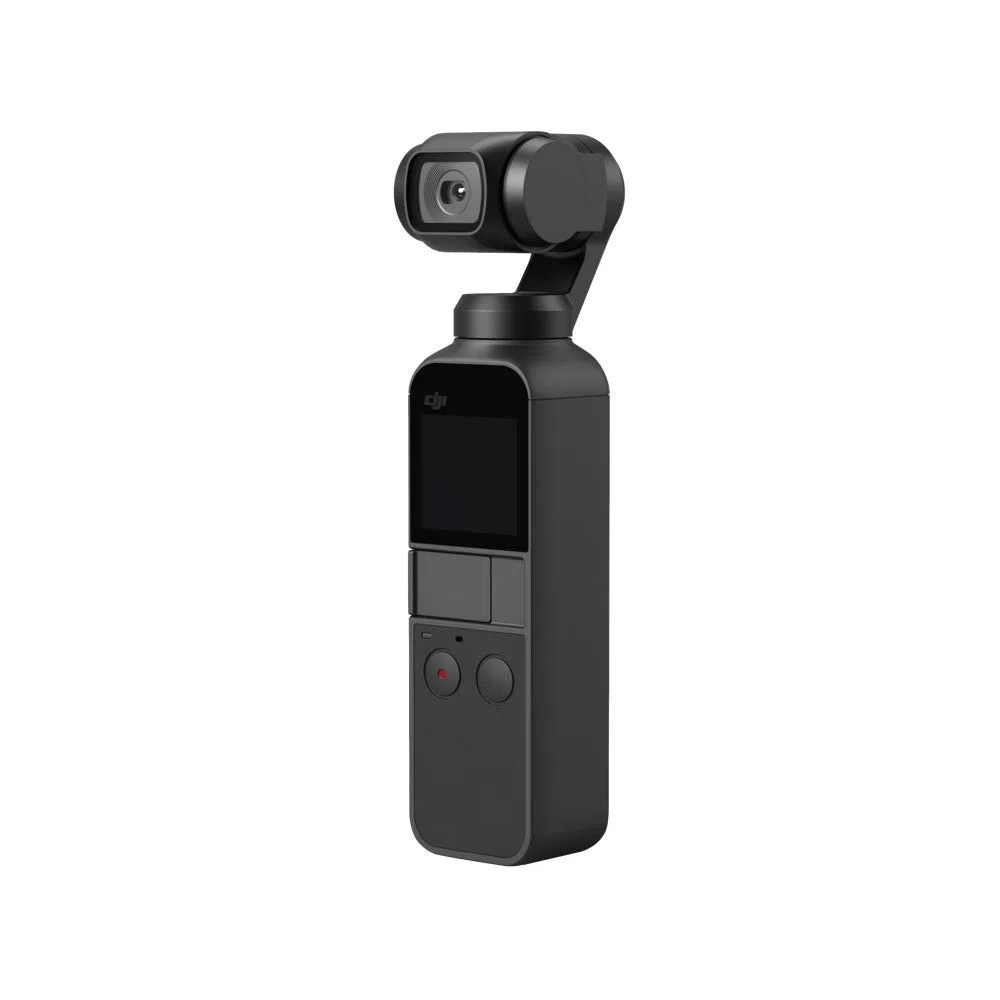DJI Osmo Pocket - 3-Axis Gimbal Stabiliser with integrated camera, snaps 12MP photos, 1/2.3-inch sensor, shoot 4K/60fps video at 100 Mbps and 4x slow-motion video at 1080p/120fps