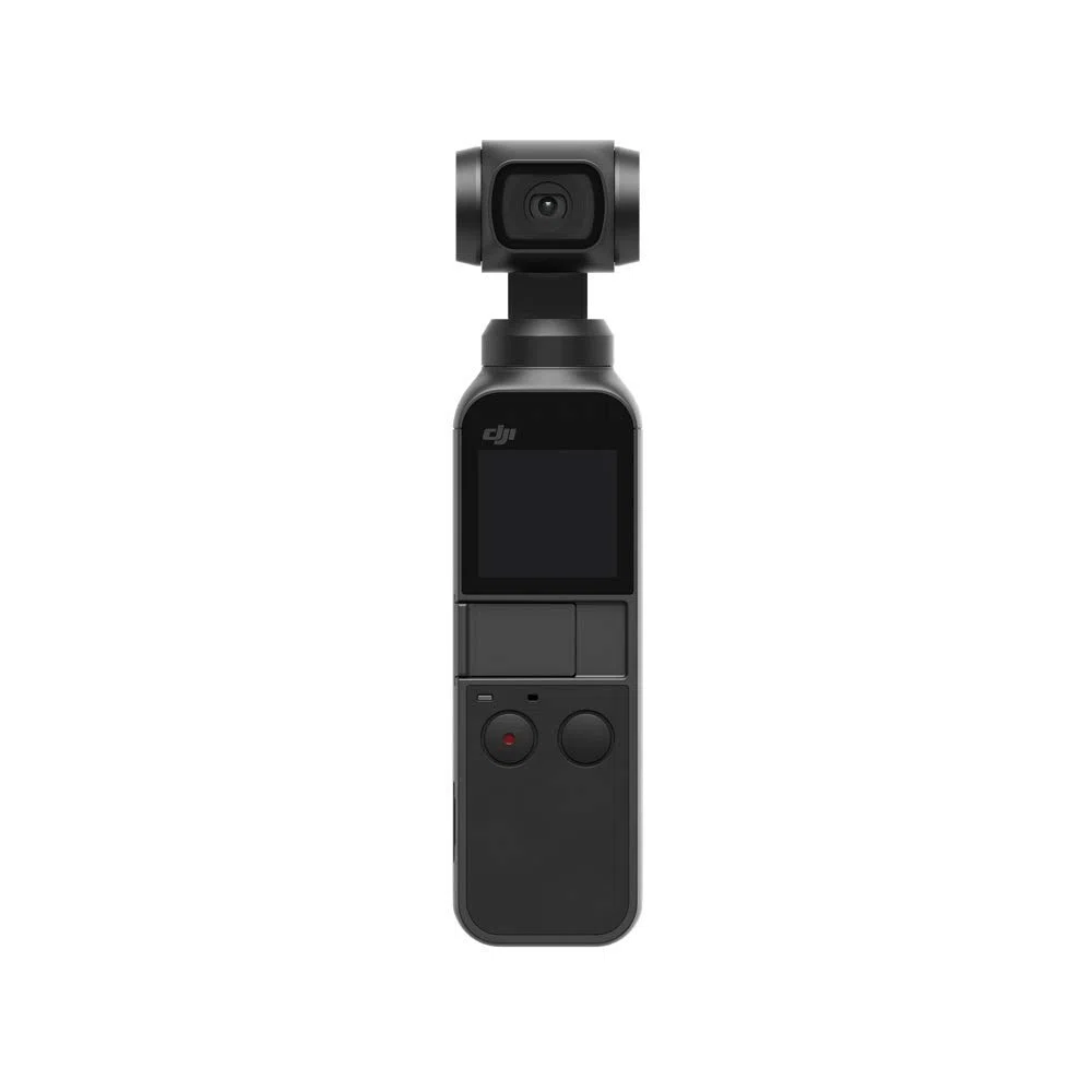 DJI Osmo Pocket - 3-Axis Gimbal Stabiliser with integrated camera, snaps 12MP photos, 1/2.3-inch sensor, shoot 4K/60fps video at 100 Mbps and 4x slow-motion video at 1080p/120fps