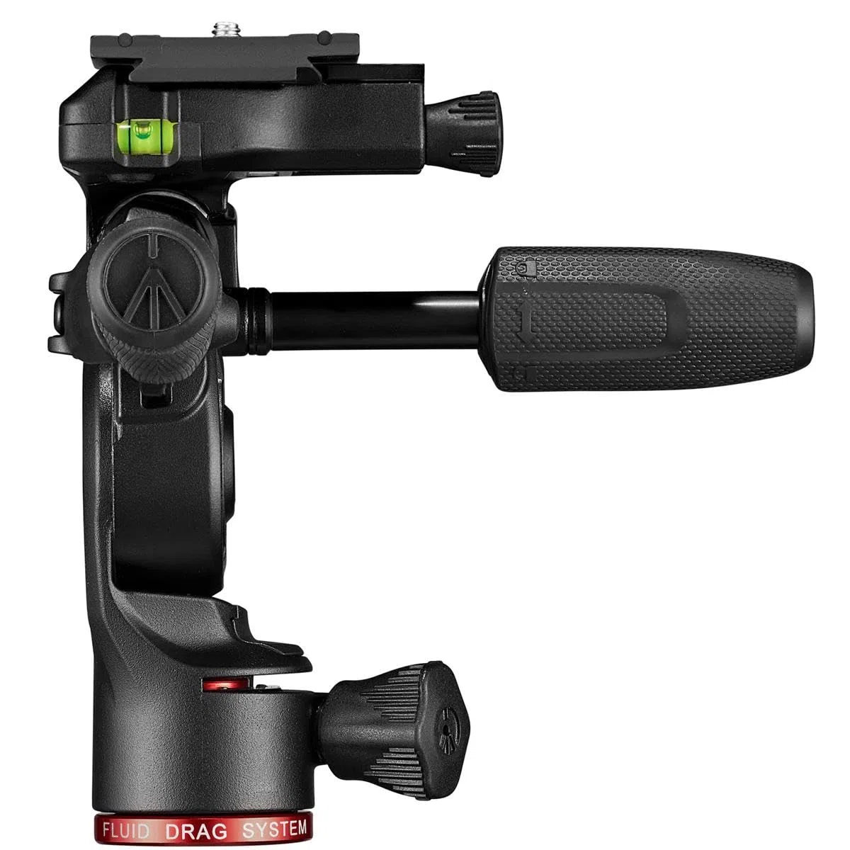 Manfrotto Befree - Cabezal para trípode con cámara de 3 vías, de aluminio, carga útil de 6 kg, para viajes, con asas plegables, sistema de arrastre fluido, para fotografía y vídeo (MH01HY-3WUS), negro