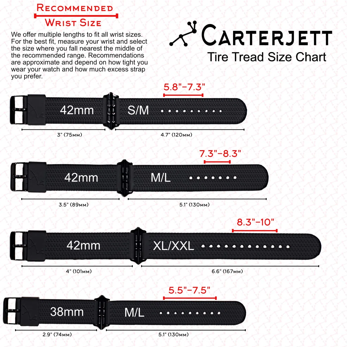 CARTERJETT Correa de repuesto para Apple Watch, 41 mm, 40 mm, 38 mm, banda de silicona para iWatch, correa de muñeca de goma deportiva, adaptador gris, hebilla clásica, serie deportiva 8, 7, 6, 5,