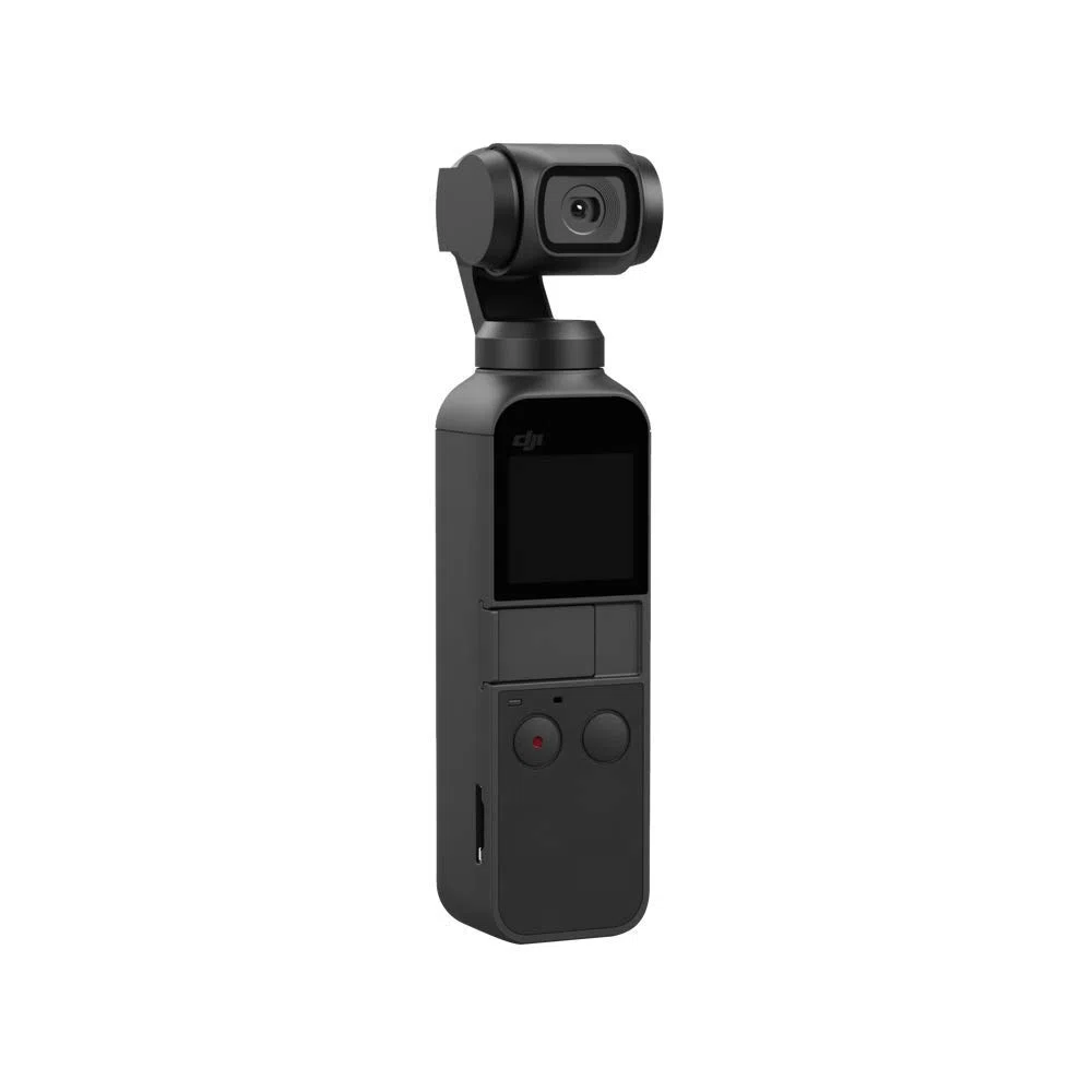 DJI Osmo Pocket - 3-Axis Gimbal Stabiliser with integrated camera, snaps 12MP photos, 1/2.3-inch sensor, shoot 4K/60fps video at 100 Mbps and 4x slow-motion video at 1080p/120fps