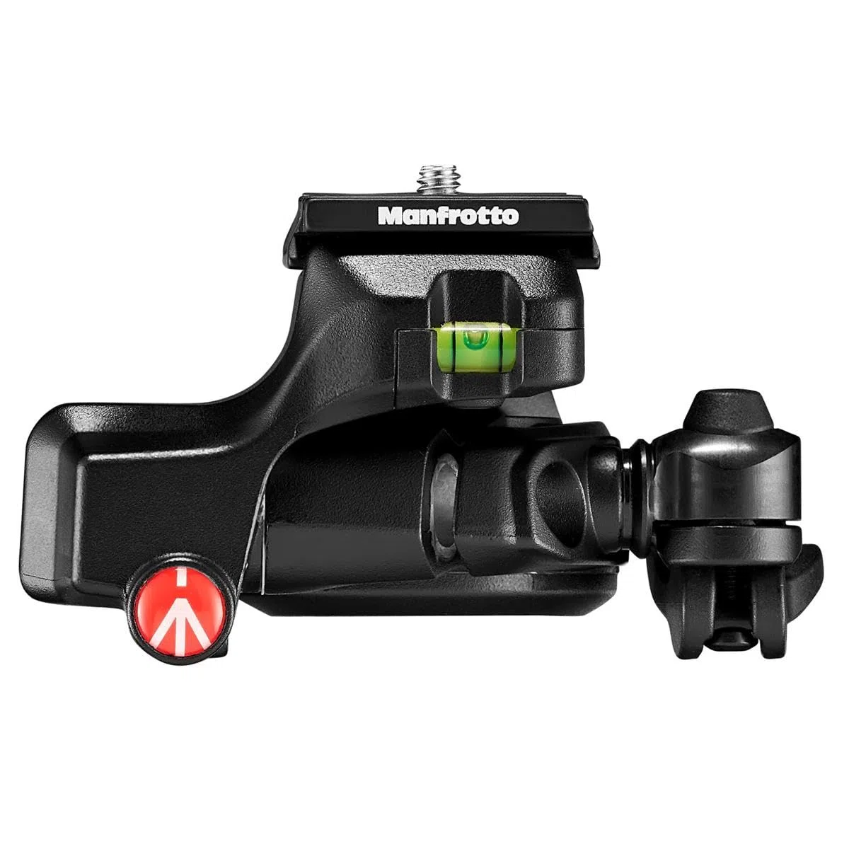 Manfrotto Befree - Cabezal para trípode con cámara de 3 vías, de aluminio, carga útil de 6 kg, para viajes, con asas plegables, sistema de arrastre fluido, para fotografía y vídeo (MH01HY-3WUS), negro