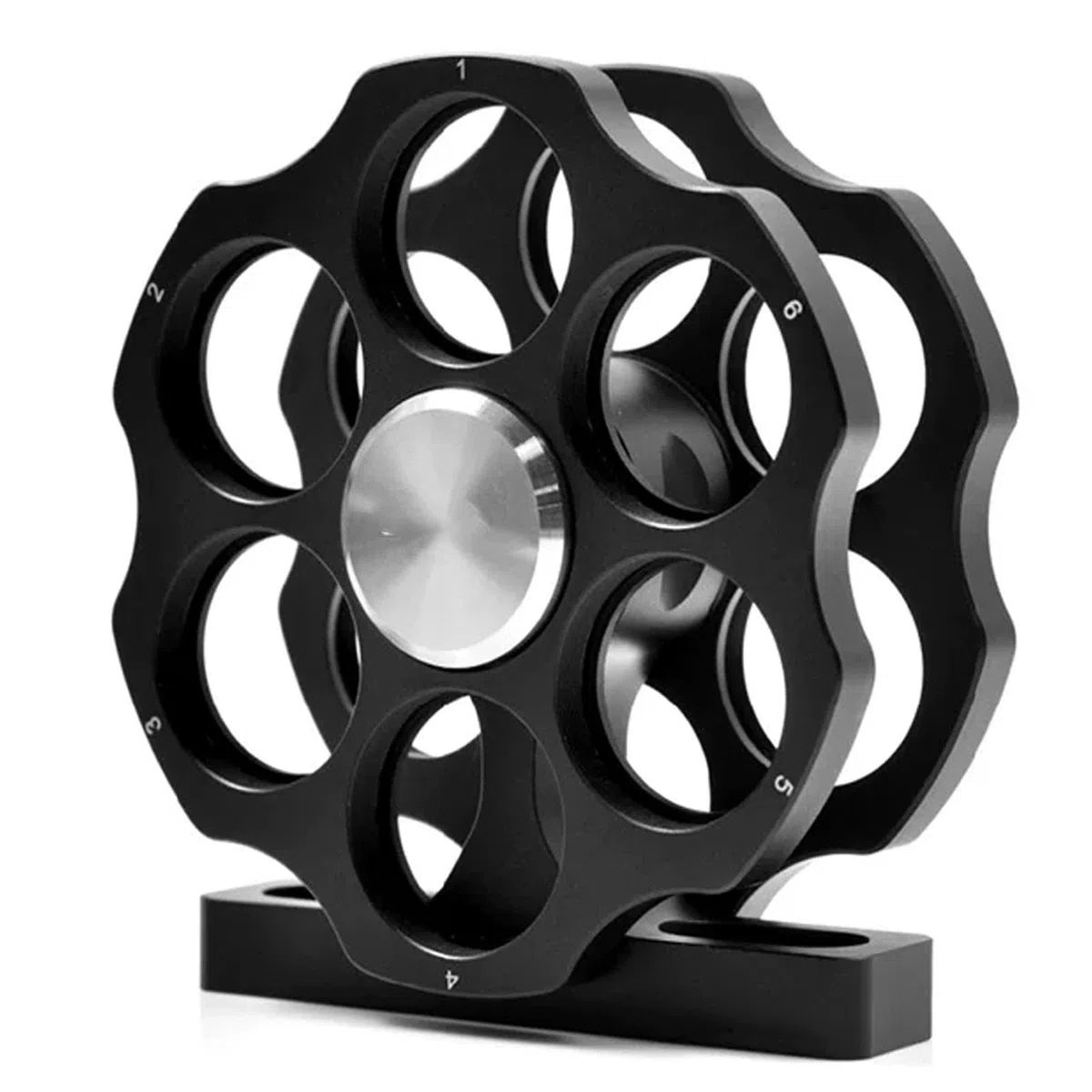 Carrusel de filtro de doble rueda, diseño coaxial de 12 posiciones con rosca SM1, aleación de aluminio 7075, capacidad para 12 filtros de 25 mm, para telescopios ópticos
